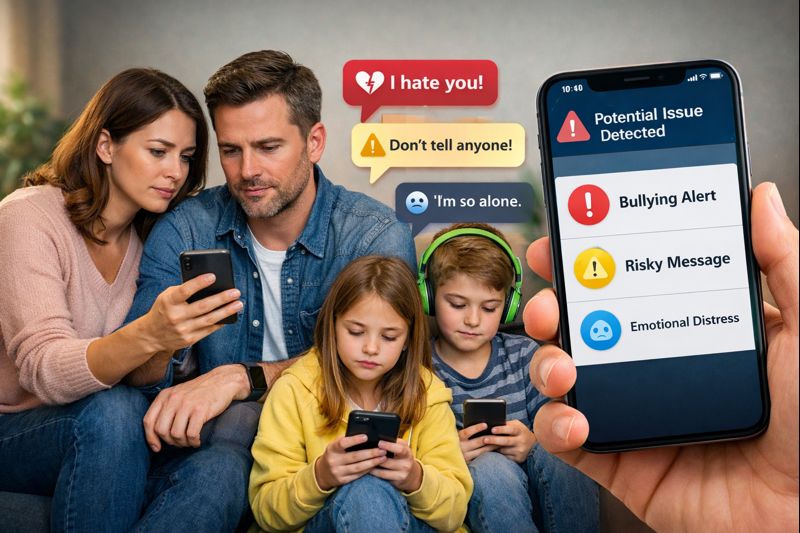 ParentsUp Dashboard - Monitor your child's WhatsApp safely